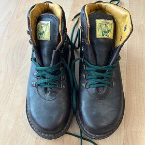 Jim Green Razorback Steel Toe Cap Brown Leather Boots